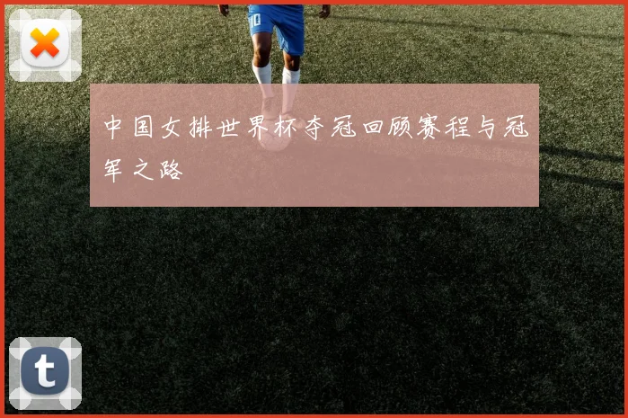 中国女排世界杯夺冠回顾赛程与冠军之路