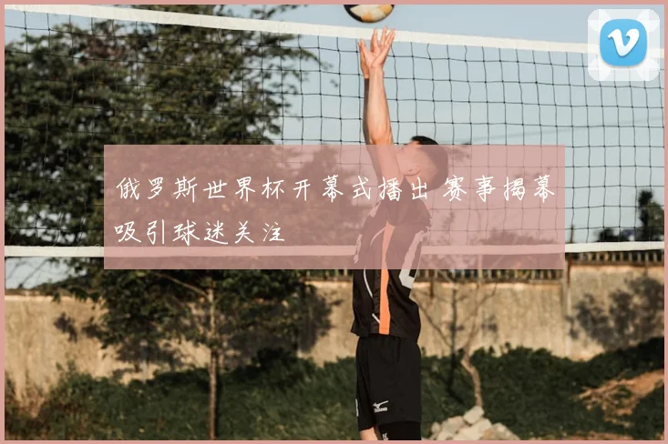俄罗斯世界杯开幕式播出 赛事揭幕吸引球迷关注